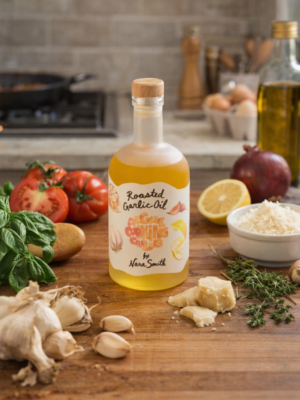 Nara smith Algae Cooking Club Garlic olive oil